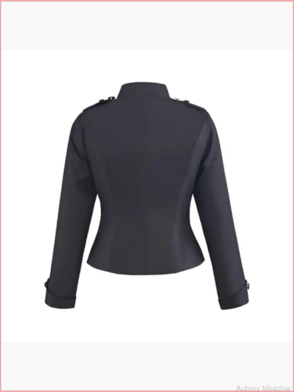 Double Breasted Steampunk Ringmaster Jacket Military Blazer Zip Up Vintage